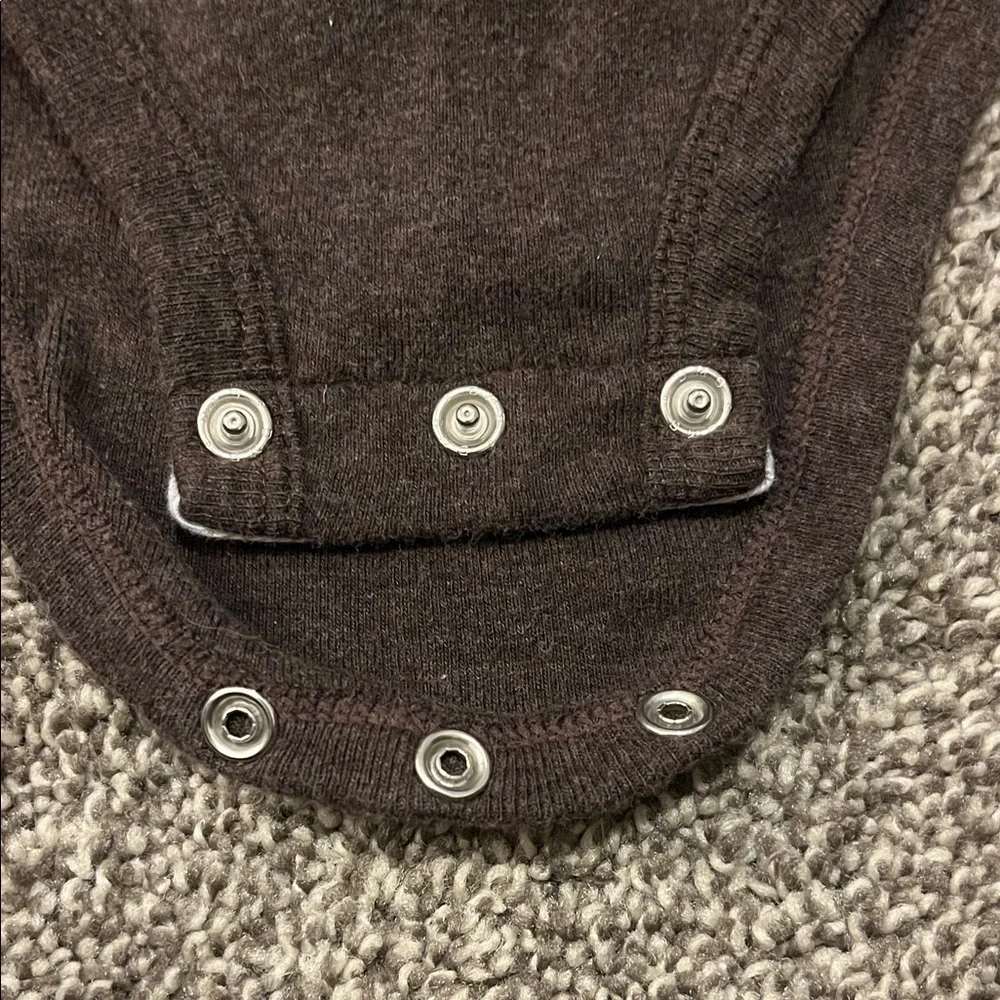 Carter's Black Football Long Sleeve Bodysuit